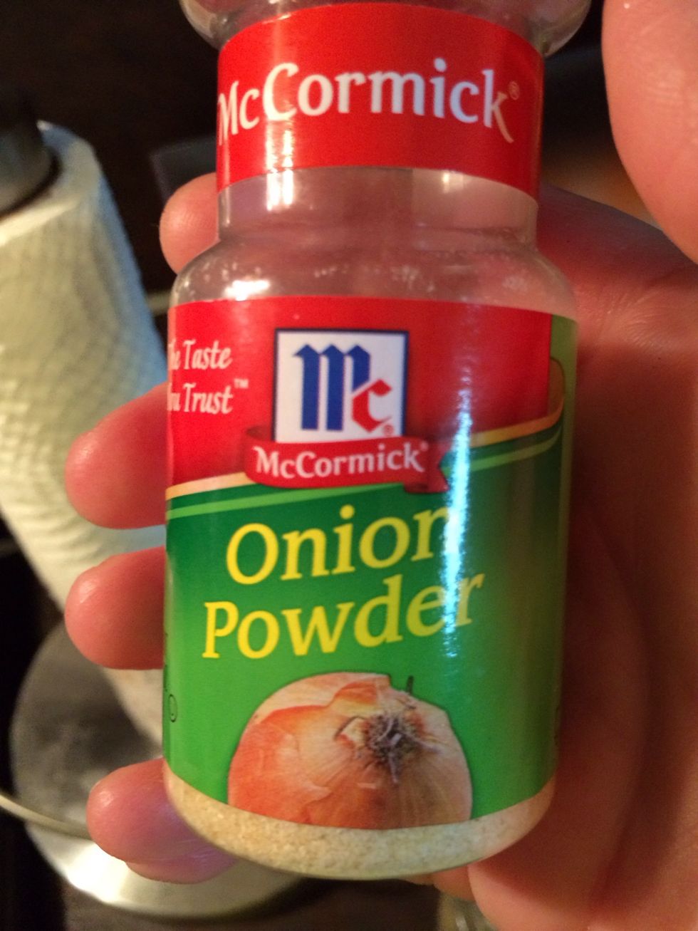 Onion powder... Each time you add a seasoning, stir and taste. Add what you like till it taste to your liking. When you think it's good.. Holler at the picky eater.