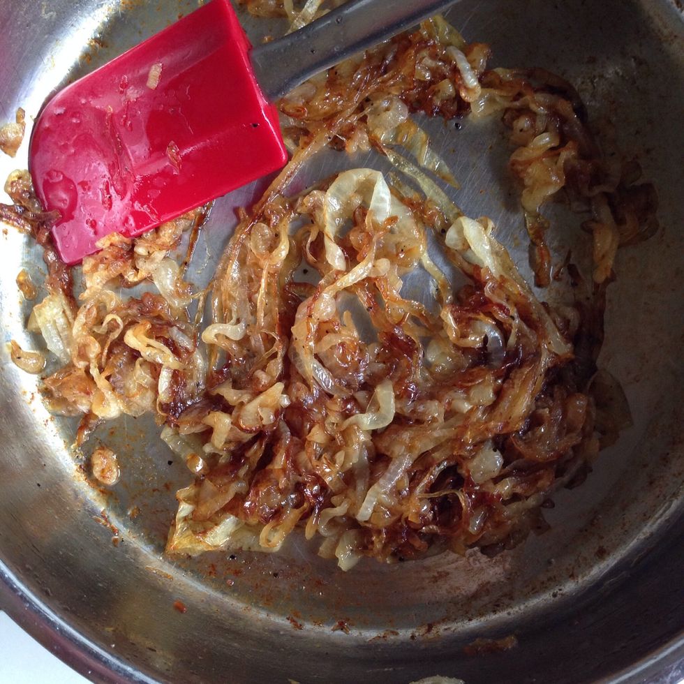 Onions after 60 minutes. Done.