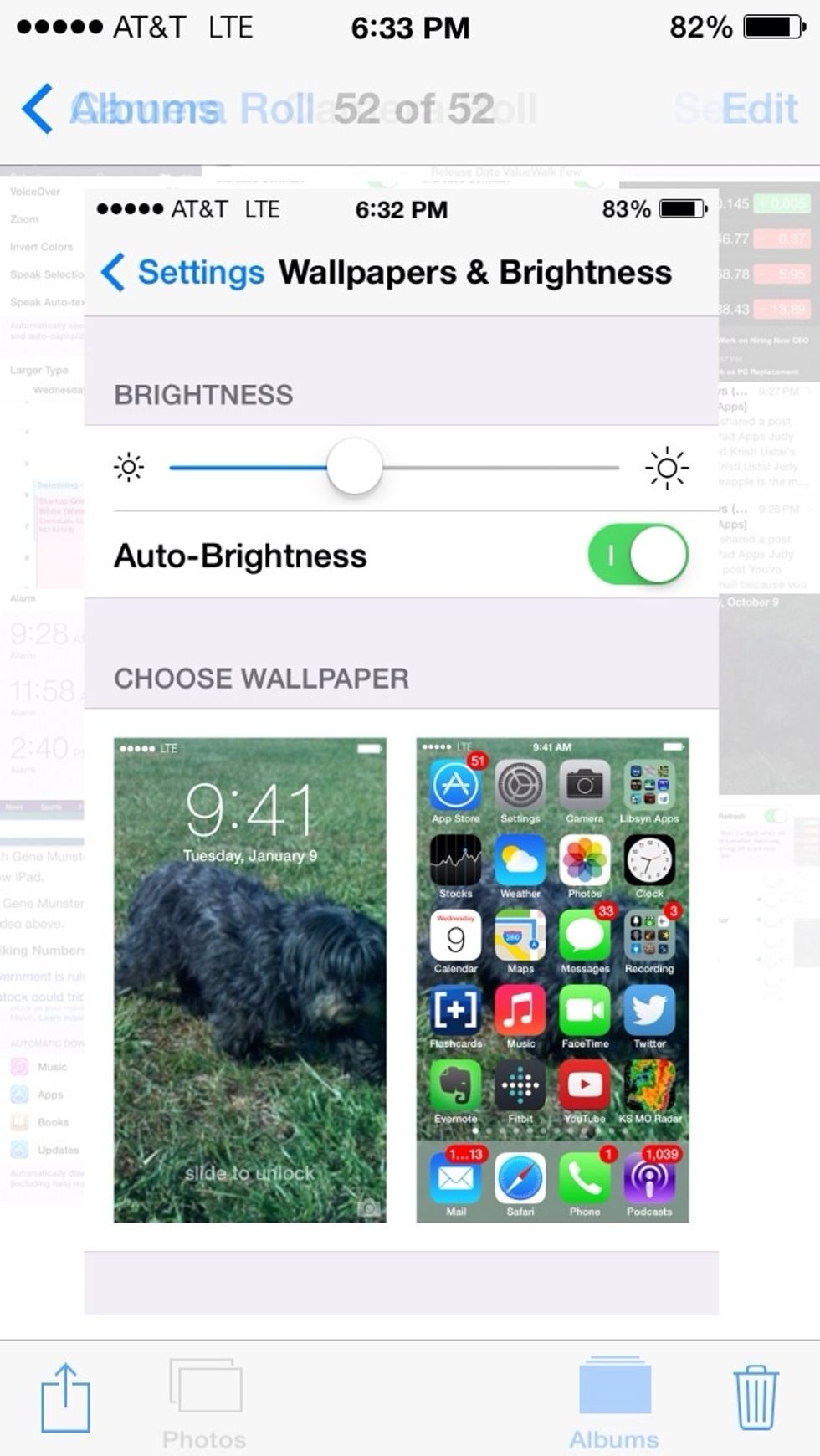 Only Static wallpaper - do not use dynamic or Panoramic wallpapers.