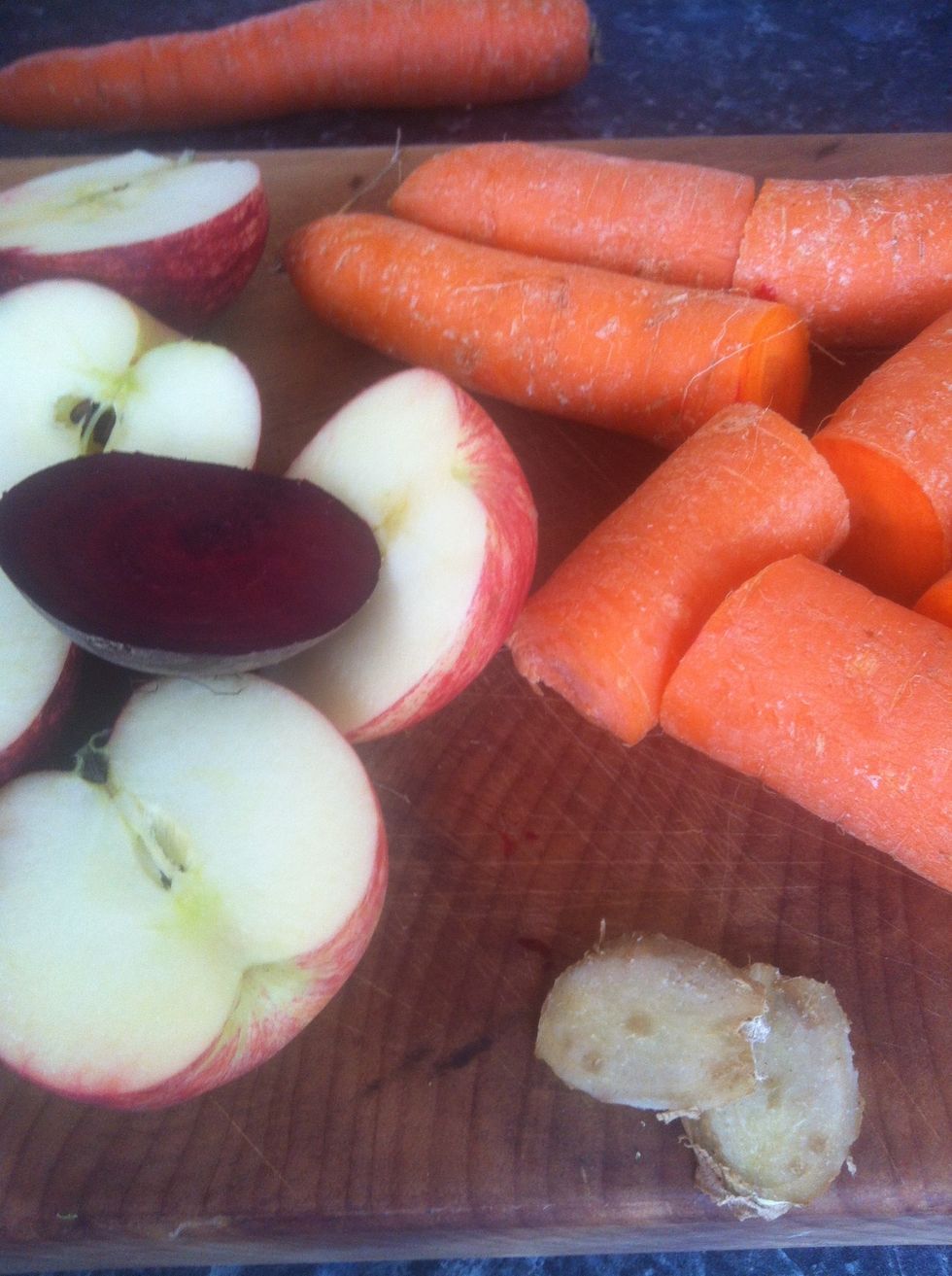 Only use a little beetroot it's sooooo good for you but it tastes nasty