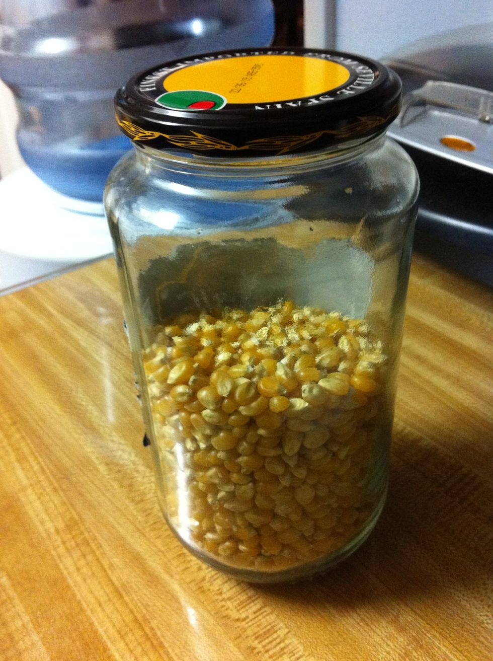 Only use a small amount of popcorn
