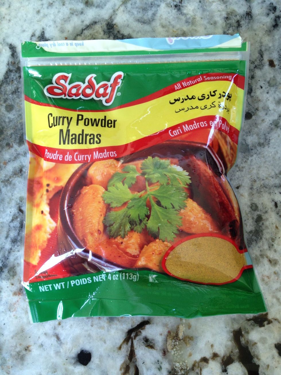 Only use half if it. Curry powder madras