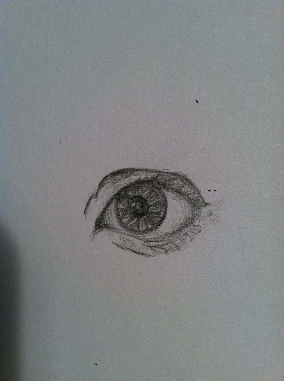 Onto eyelashes. Mine are soft and simple since I'm not wearing make-up today, but, again, this will change with the subject.
