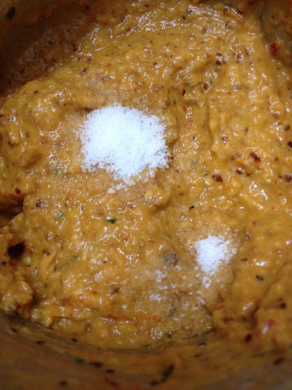 Oops! Salt is not enough. Adding little