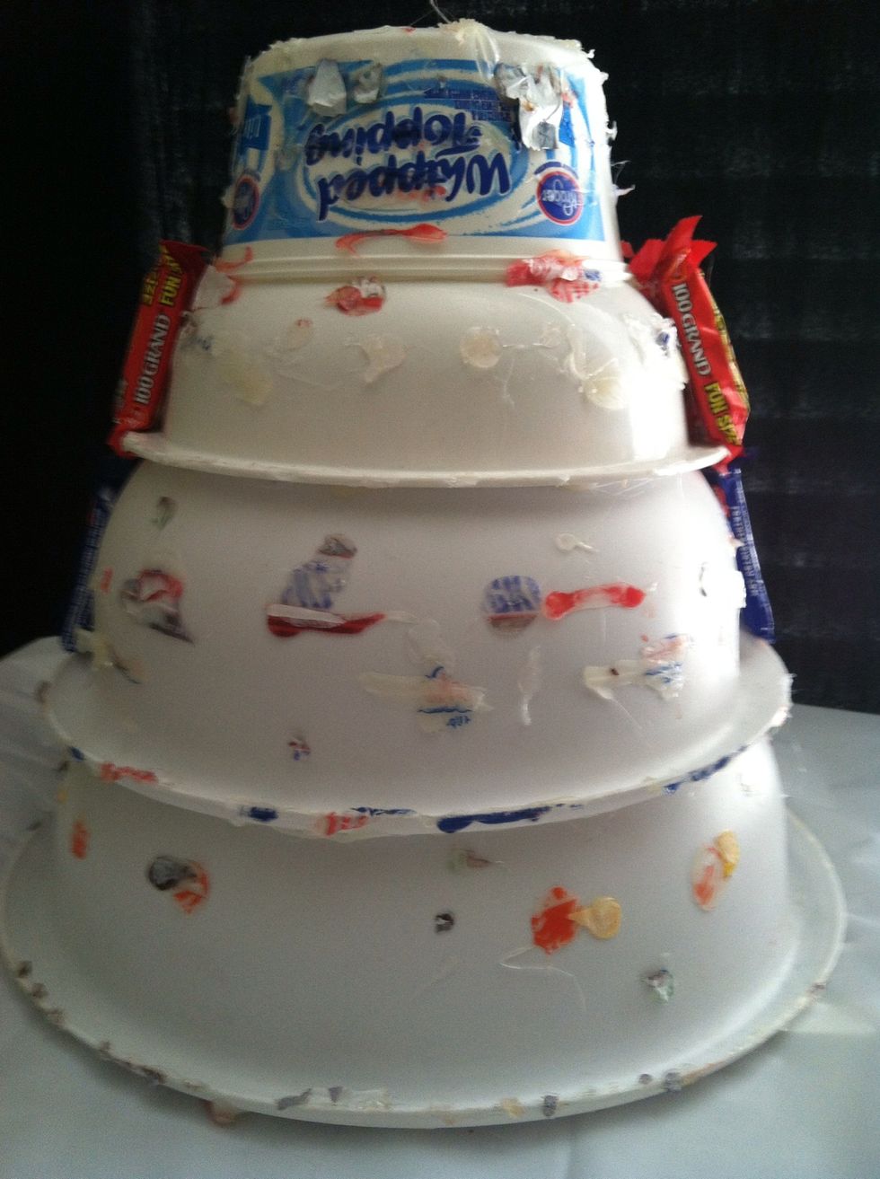 Oops, this is. Actually an "after" picture but here you can see the bowls.