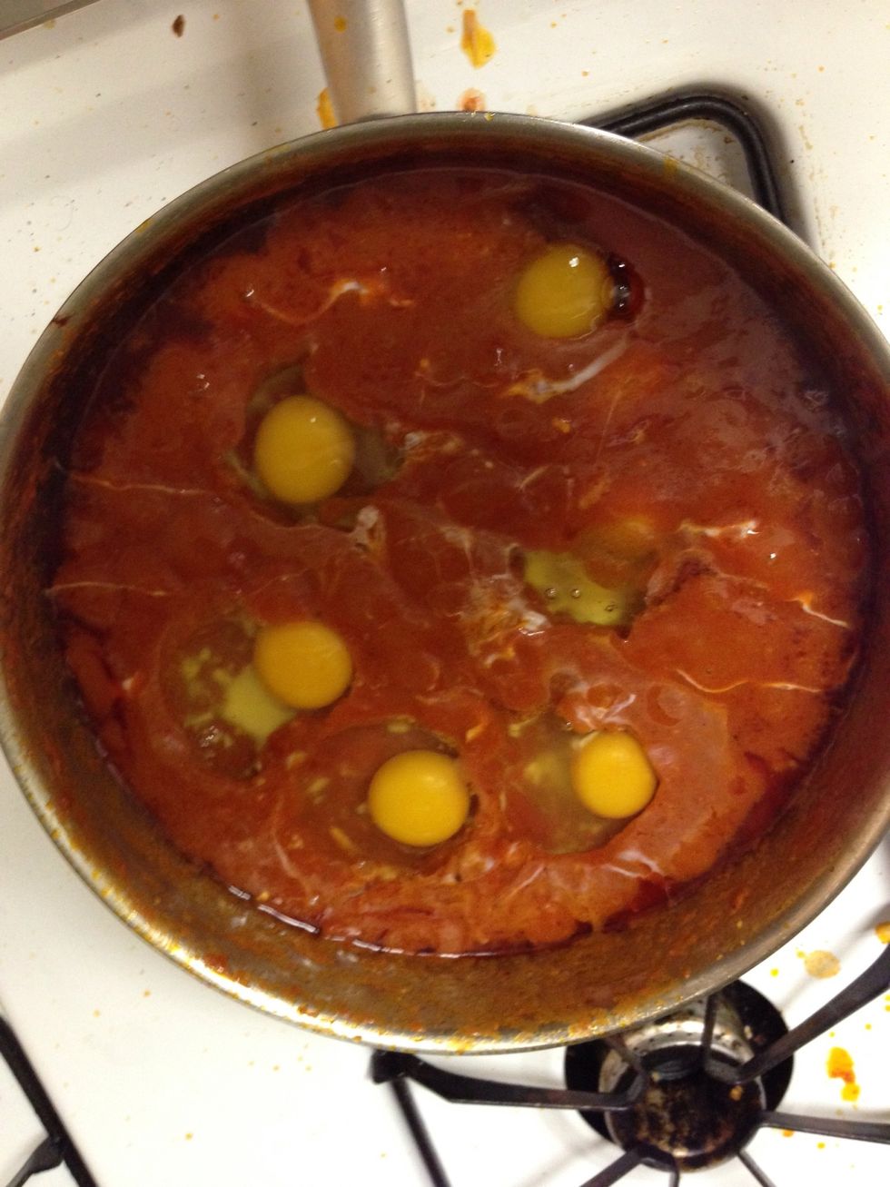 Open 6 eggs