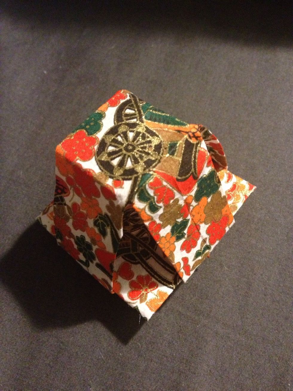 Open all sides and now it looks like a container