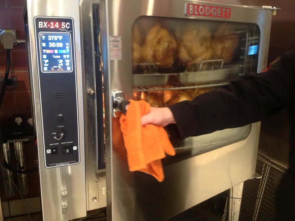 Open door when alarm sounds