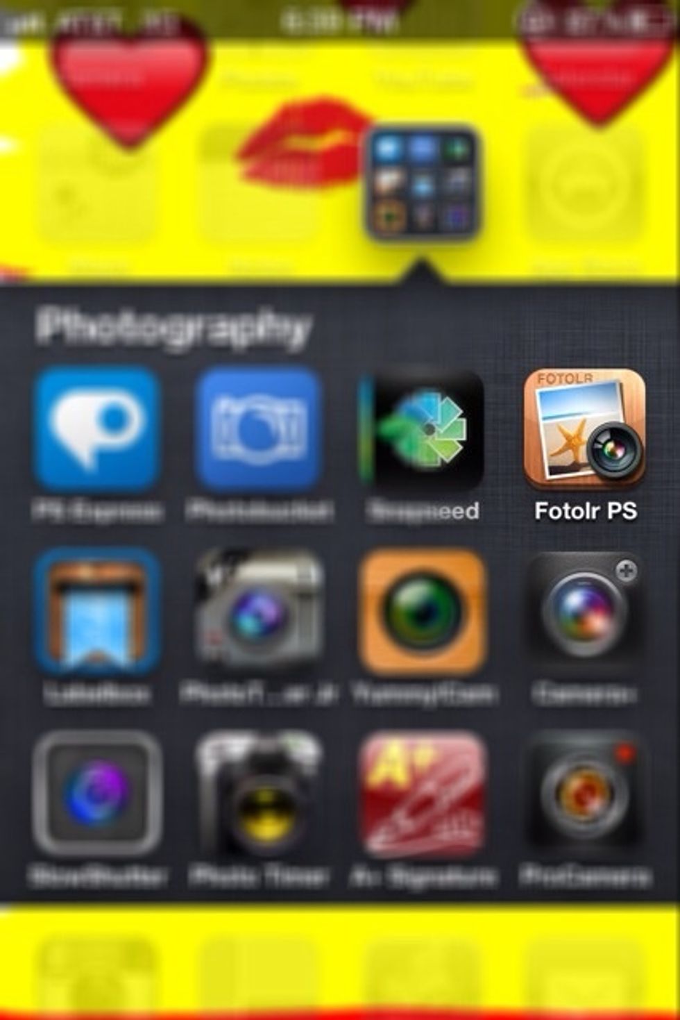 Open/Download the Fotolr app