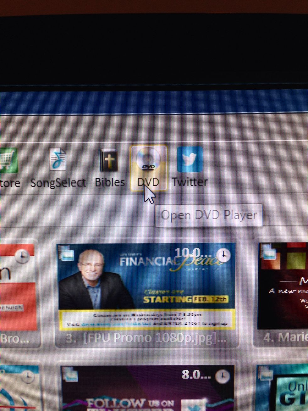 Open DVD player in ProPresenter