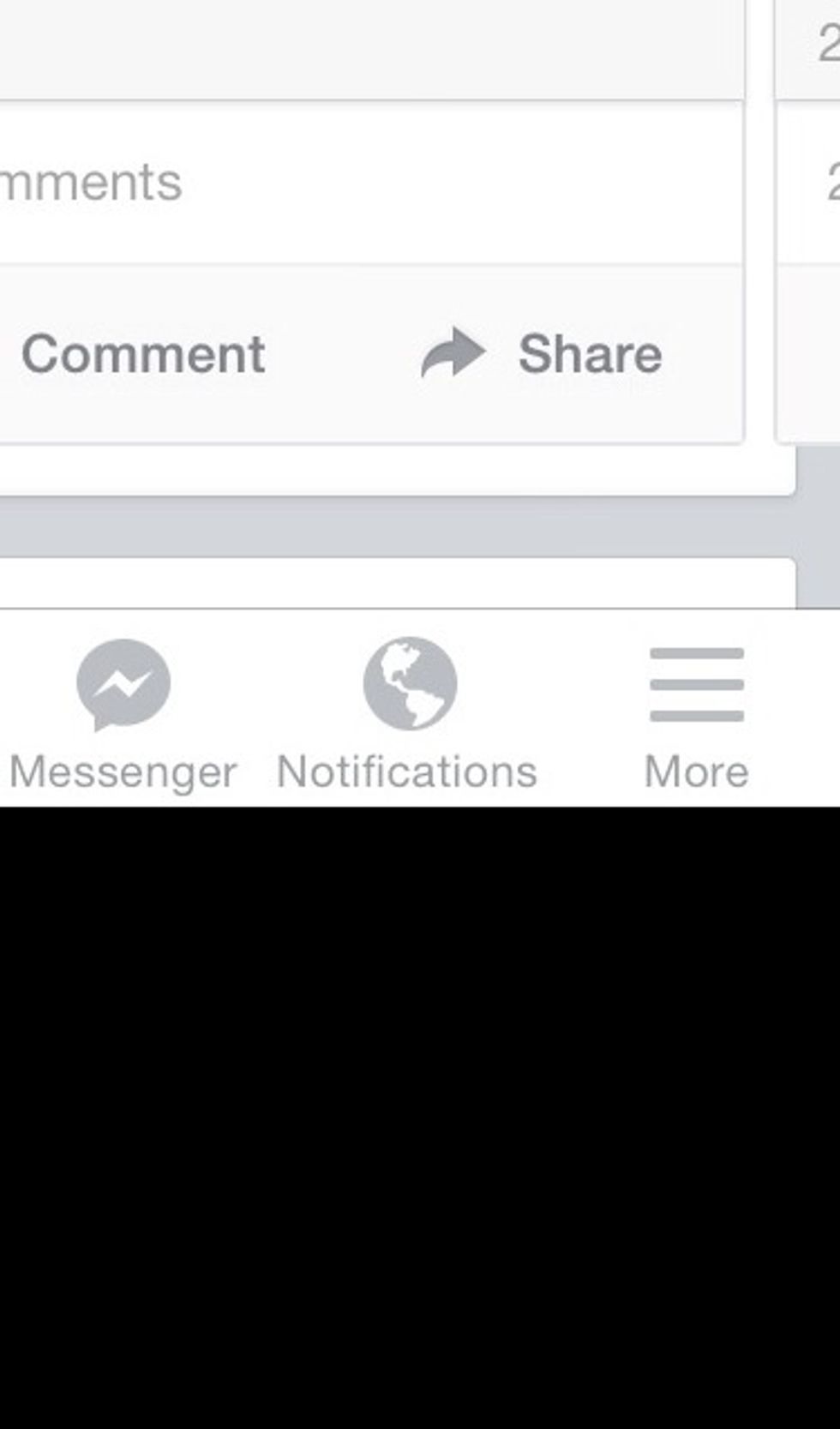 Open Facebook page. Tap your home page by touching - More.