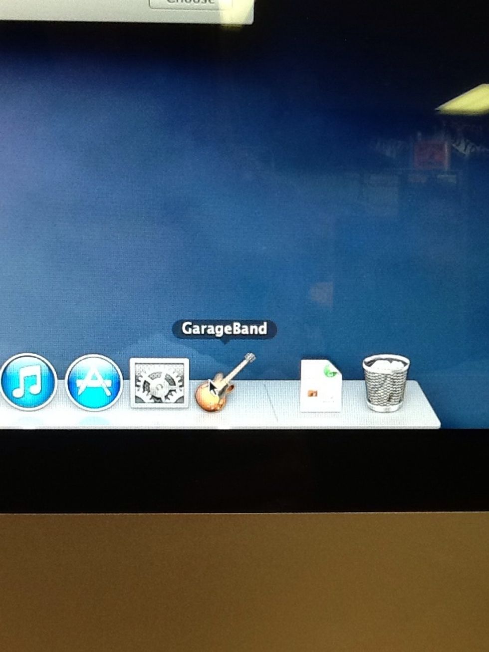 Open "GarageBand"