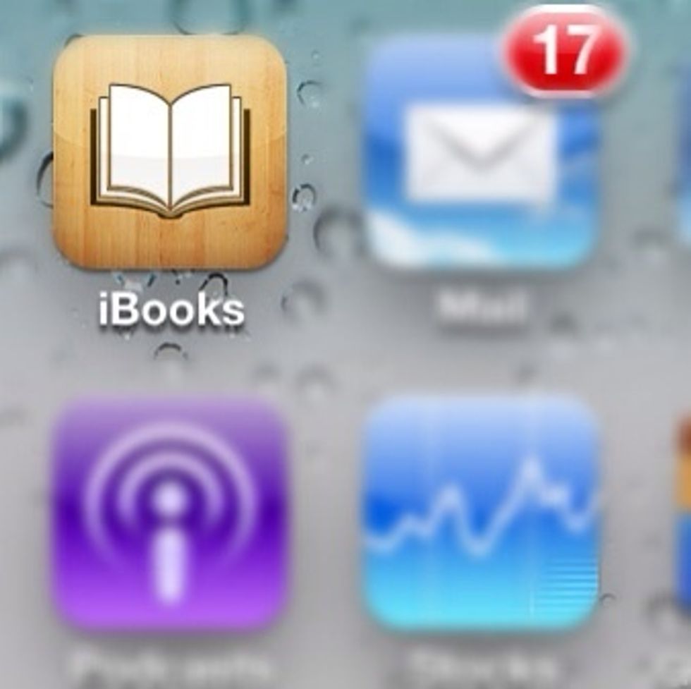 Open iBooks.