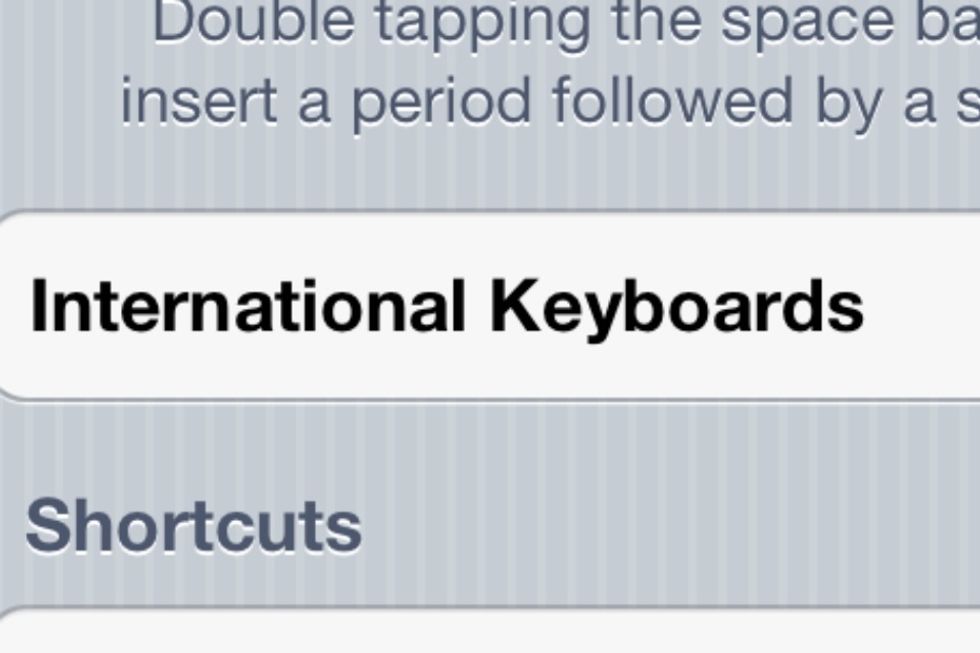 Open international keyboards