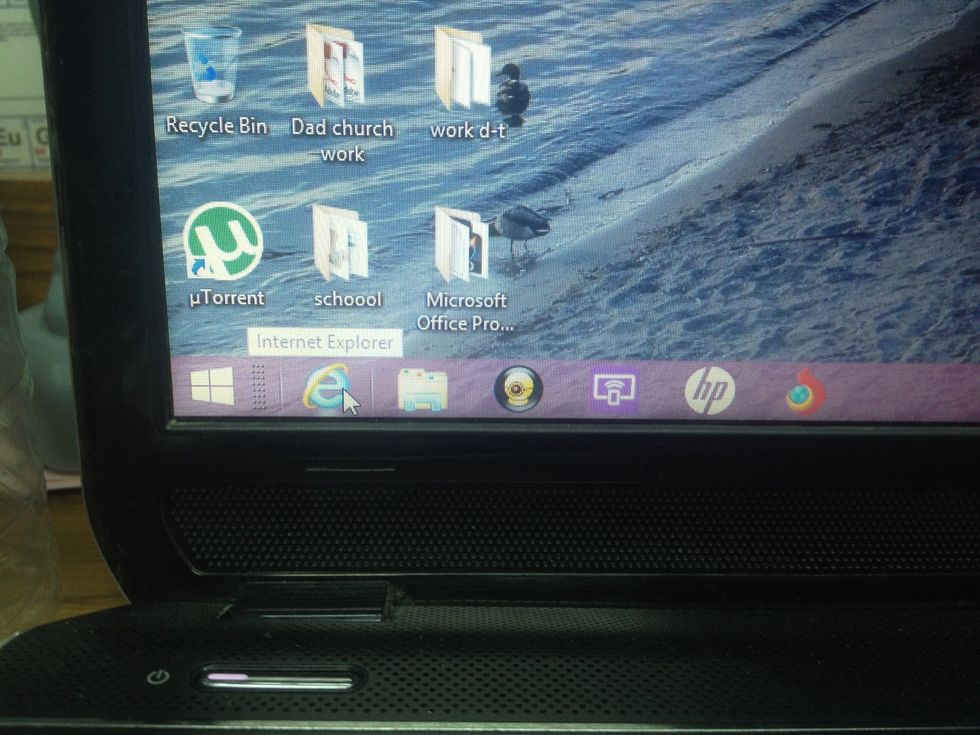 Open Internet Explorer