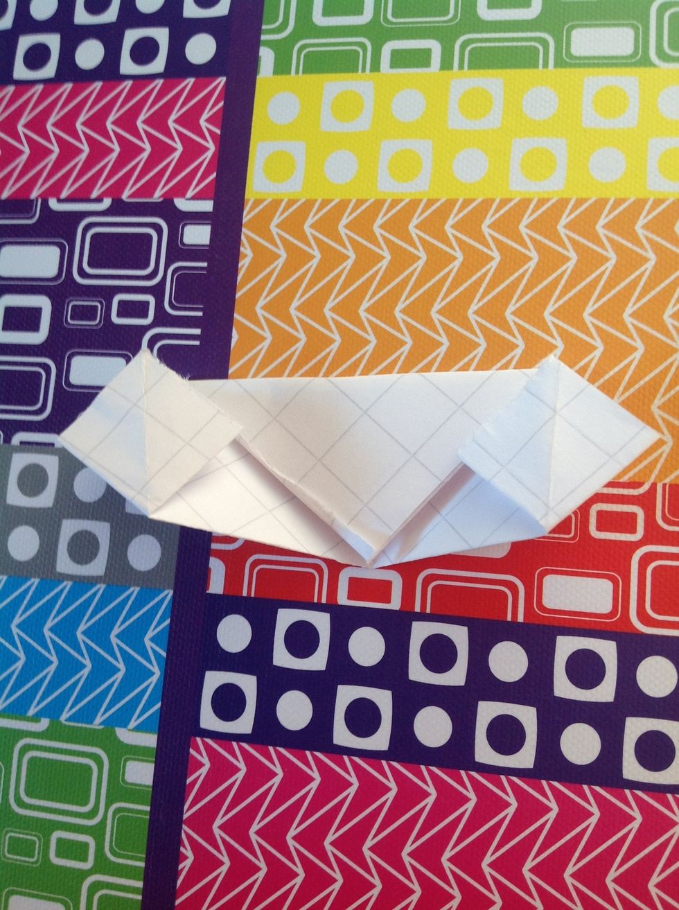 Open it out, keep the squares though