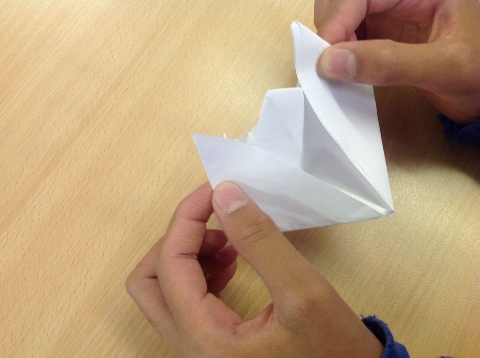 Open it up again and then you will have your boat!