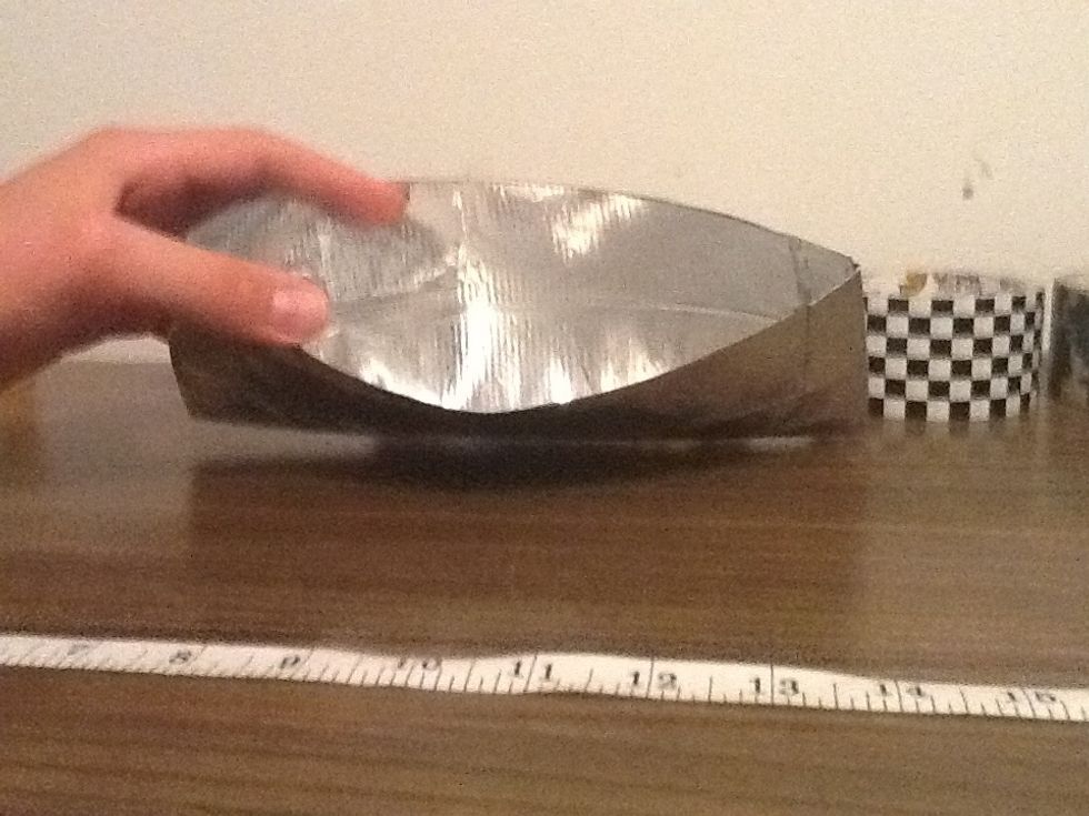 Open it up and it should create a pocket like this. (Where all the money goes!)