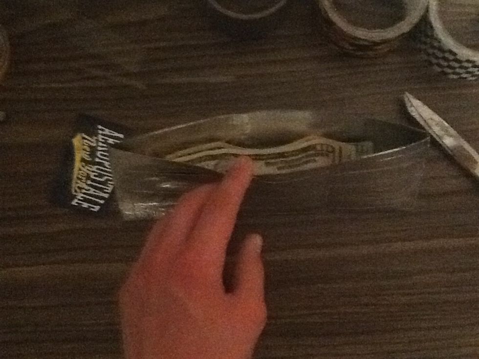 Open it up and stick in your millions. Now it's time to personalize.