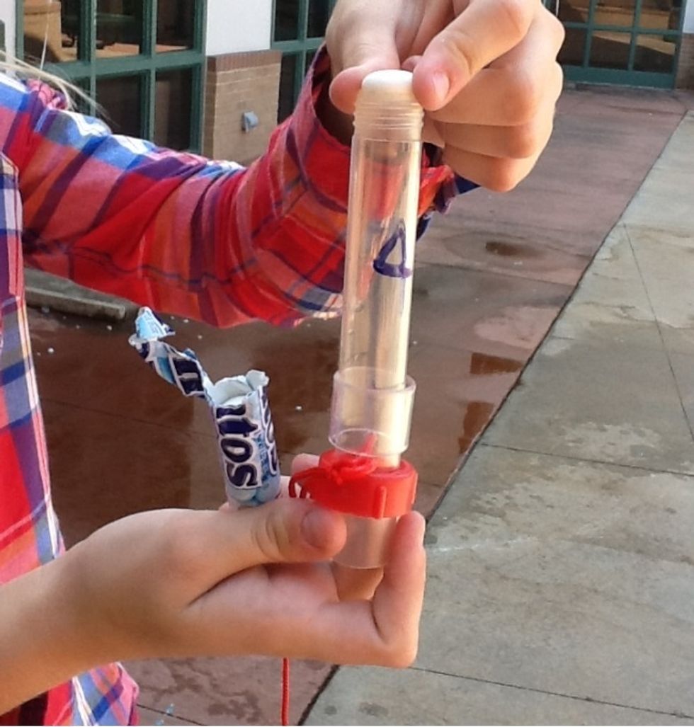 Open Mentos and put Mentos in individually touching them as little as possible. ( do in 2 minutes for heated, frozen or refrigerated so they dont change temperature.)