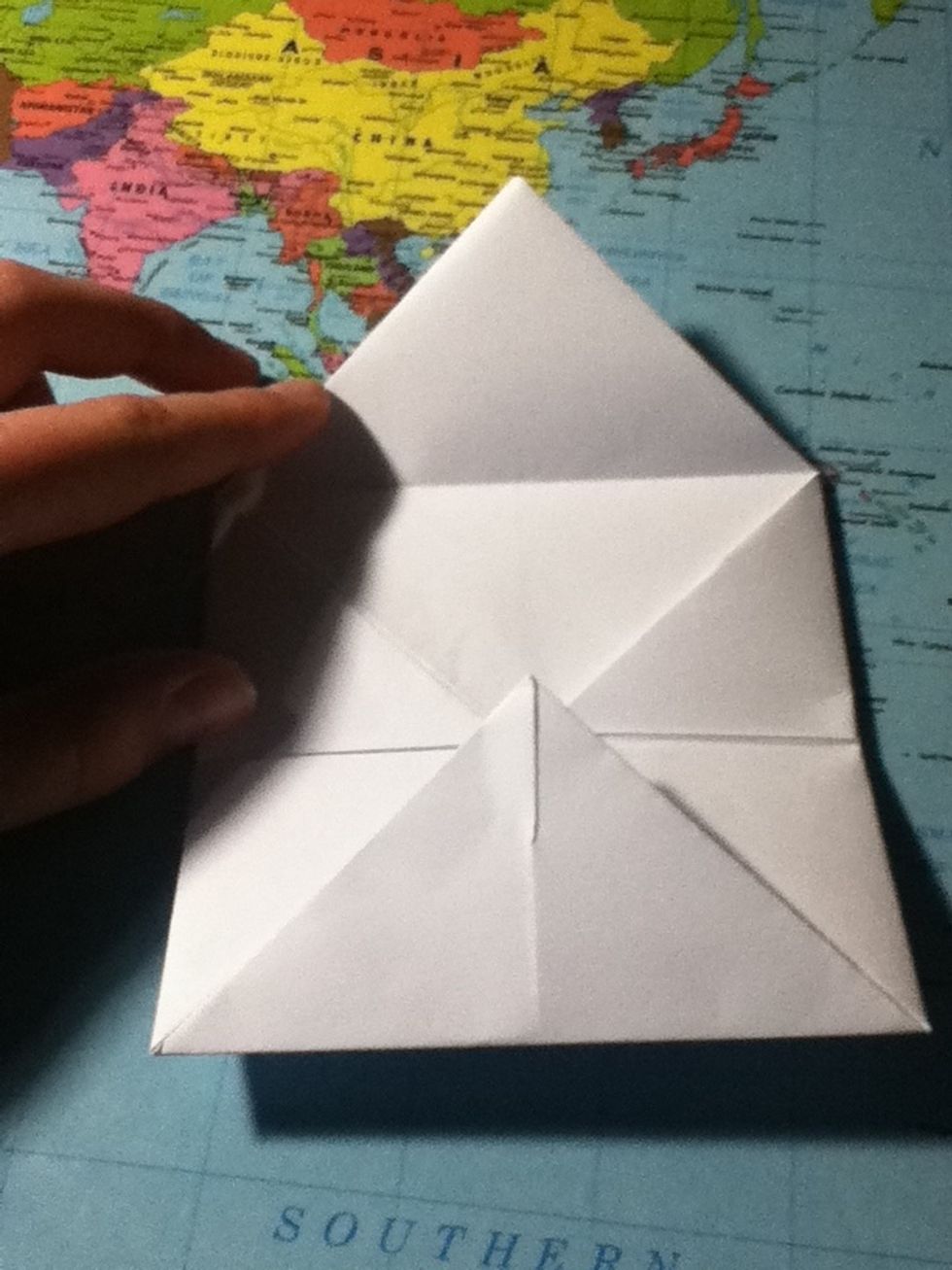 Open one of the flaps