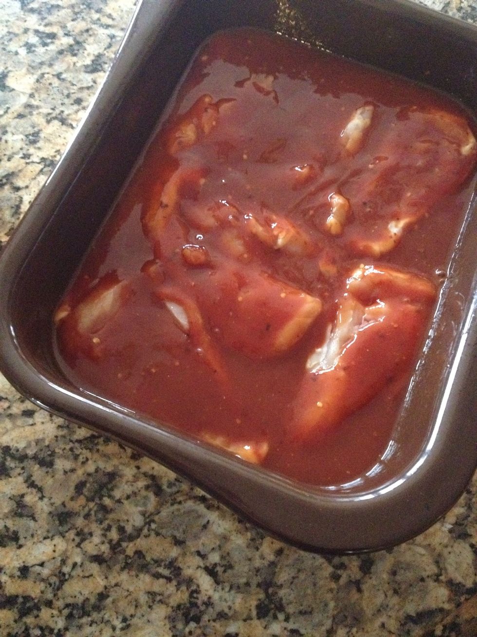 Open package and place right in. No browning, no cleaning..just put in pan. Cover with tin foil and bake at 325\u00b0 for about an hour.