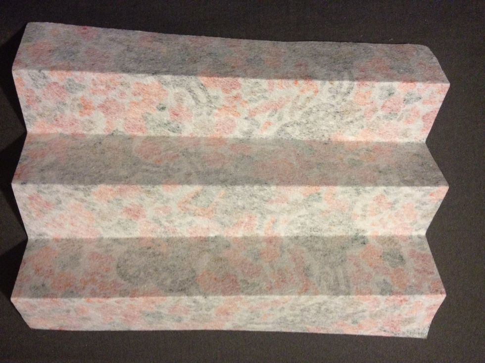 Open paper, it should look like this with 5 lines