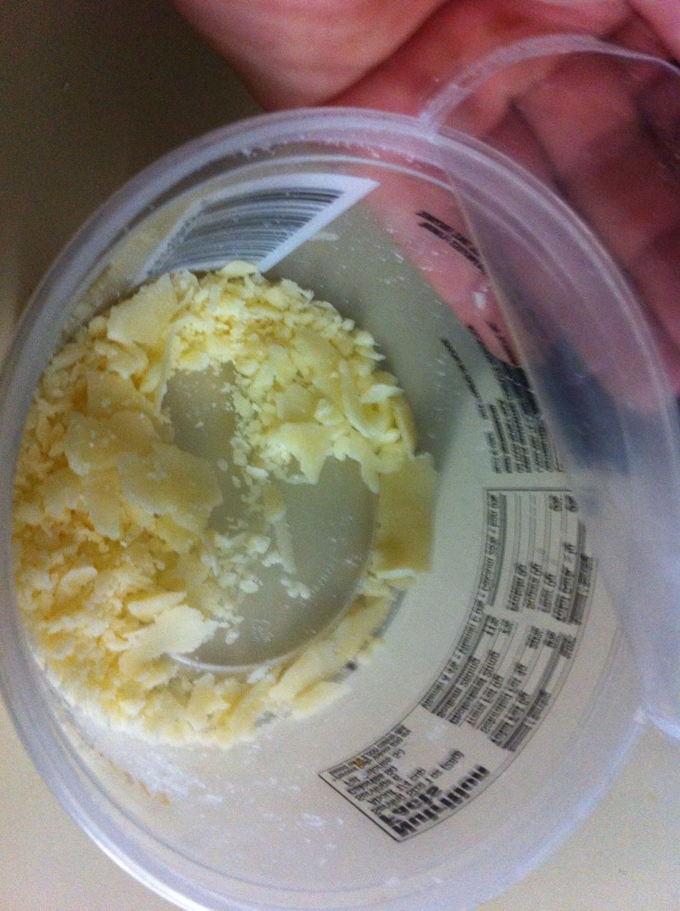 Open Parmesan to discover that your husband also got into this in the middle of the night!