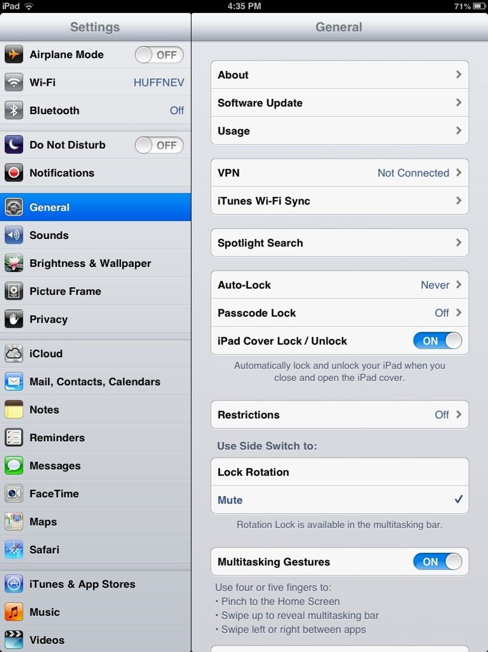 Open "Settings" app.  Select "Notifications"