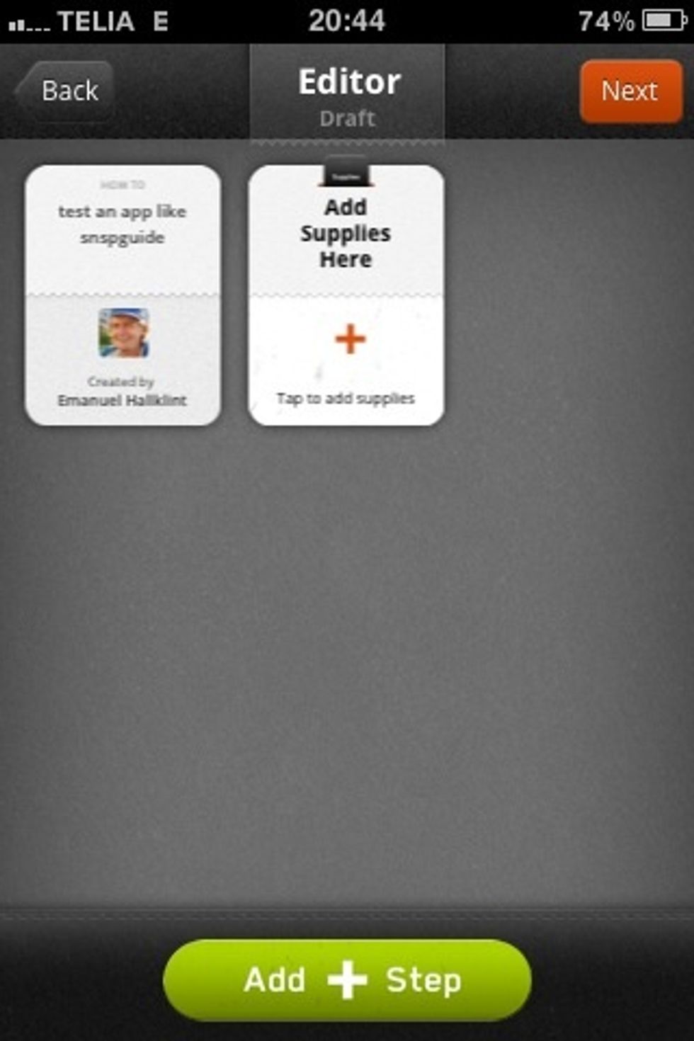 Open the app and go go!
