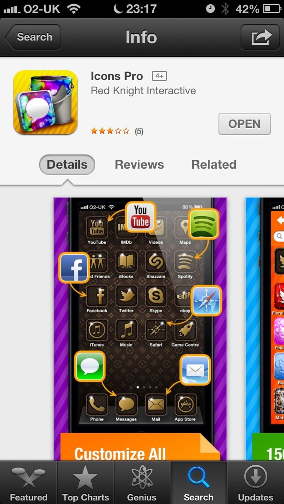 Open the App Store app and search for "Icons Pro" application.   https://itunes.apple.com/gb/app/icons-pro/id495689190