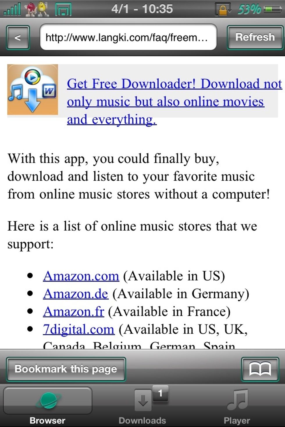 Open the app