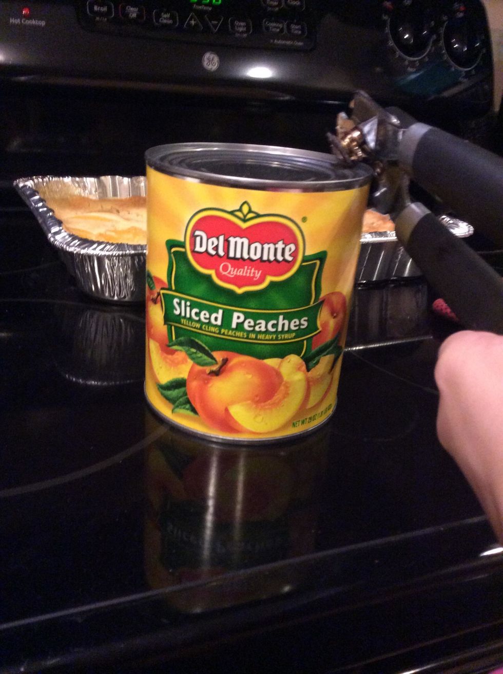 open the can of peaches