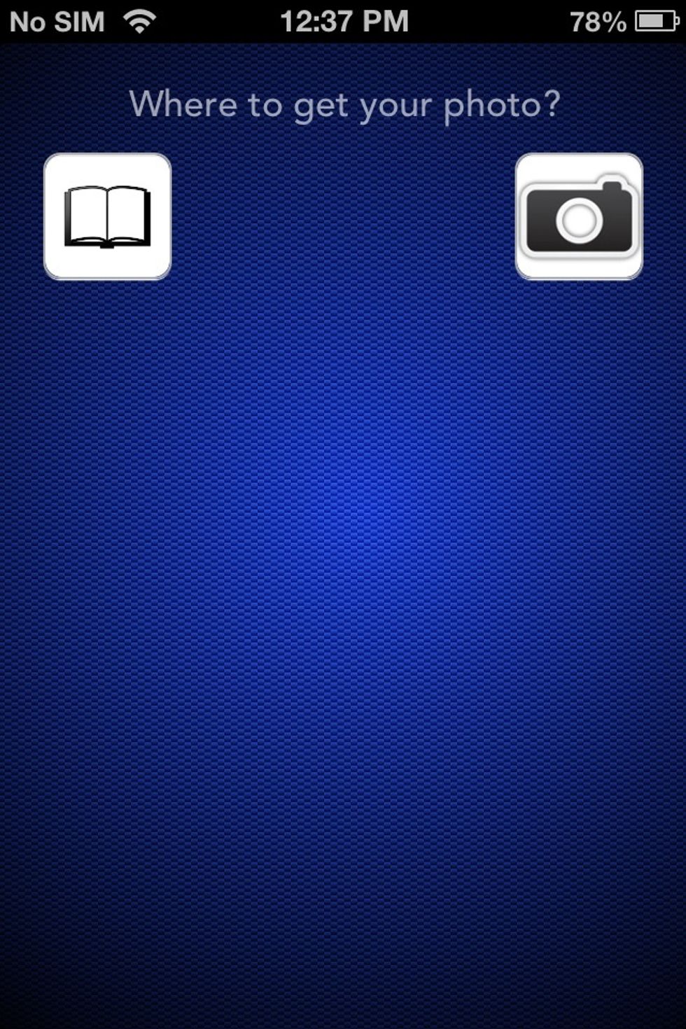 Open the Easysquare iPhone app (currently $0.99; it's free from ads!!) & select a picture from photo library or take from camera.