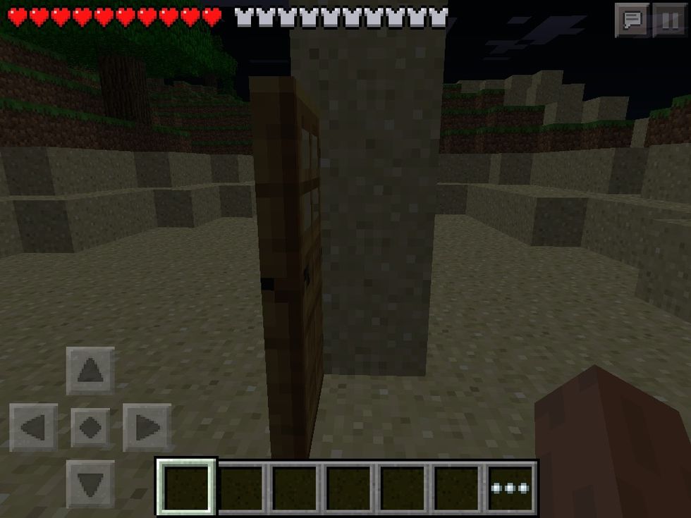 Open the first door