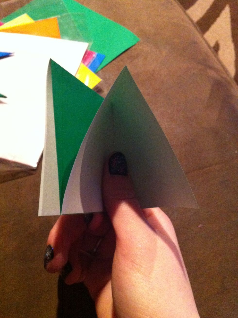 Open the first flap and ....