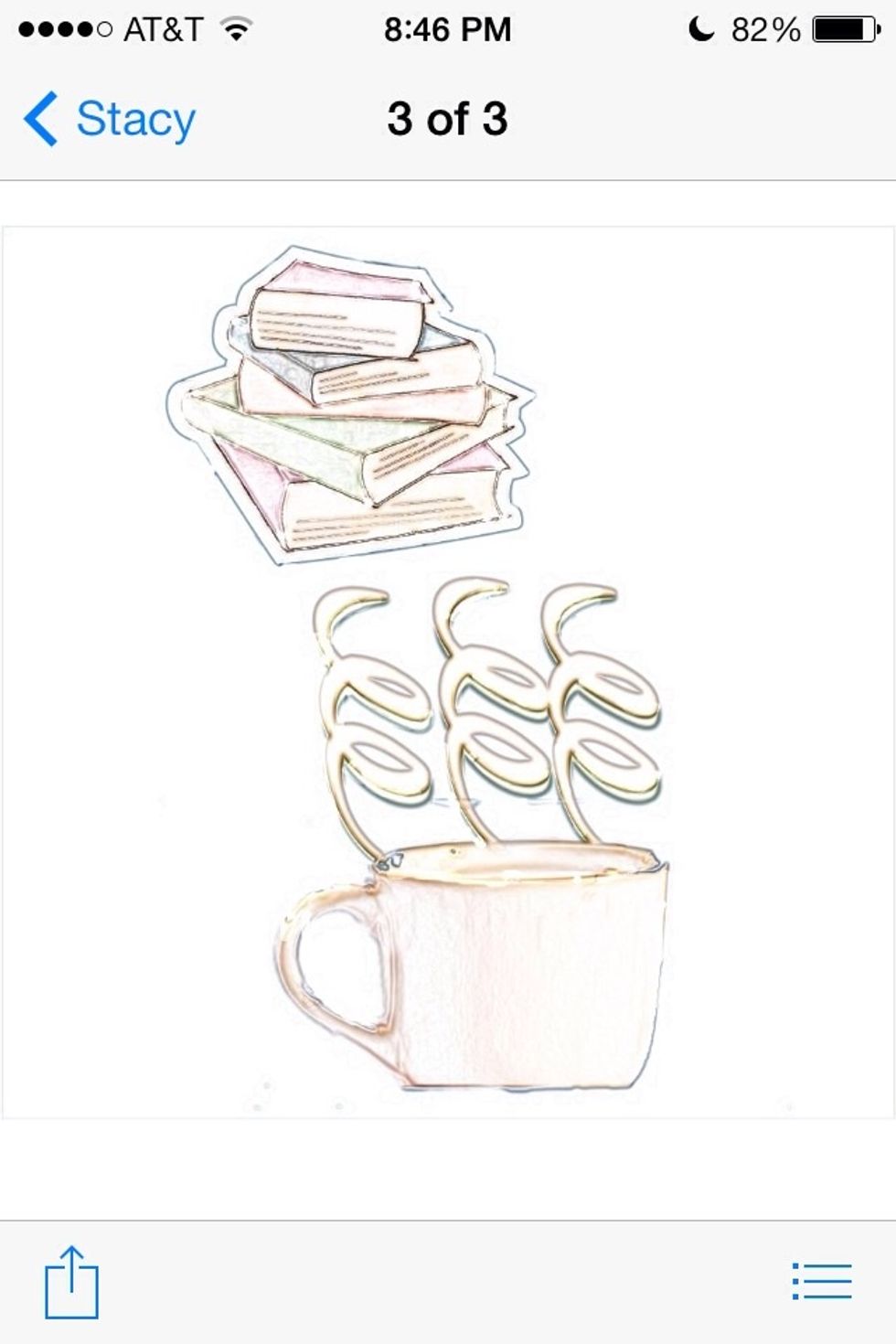 Open the image and tap the three lines and dots in the lower right corner.