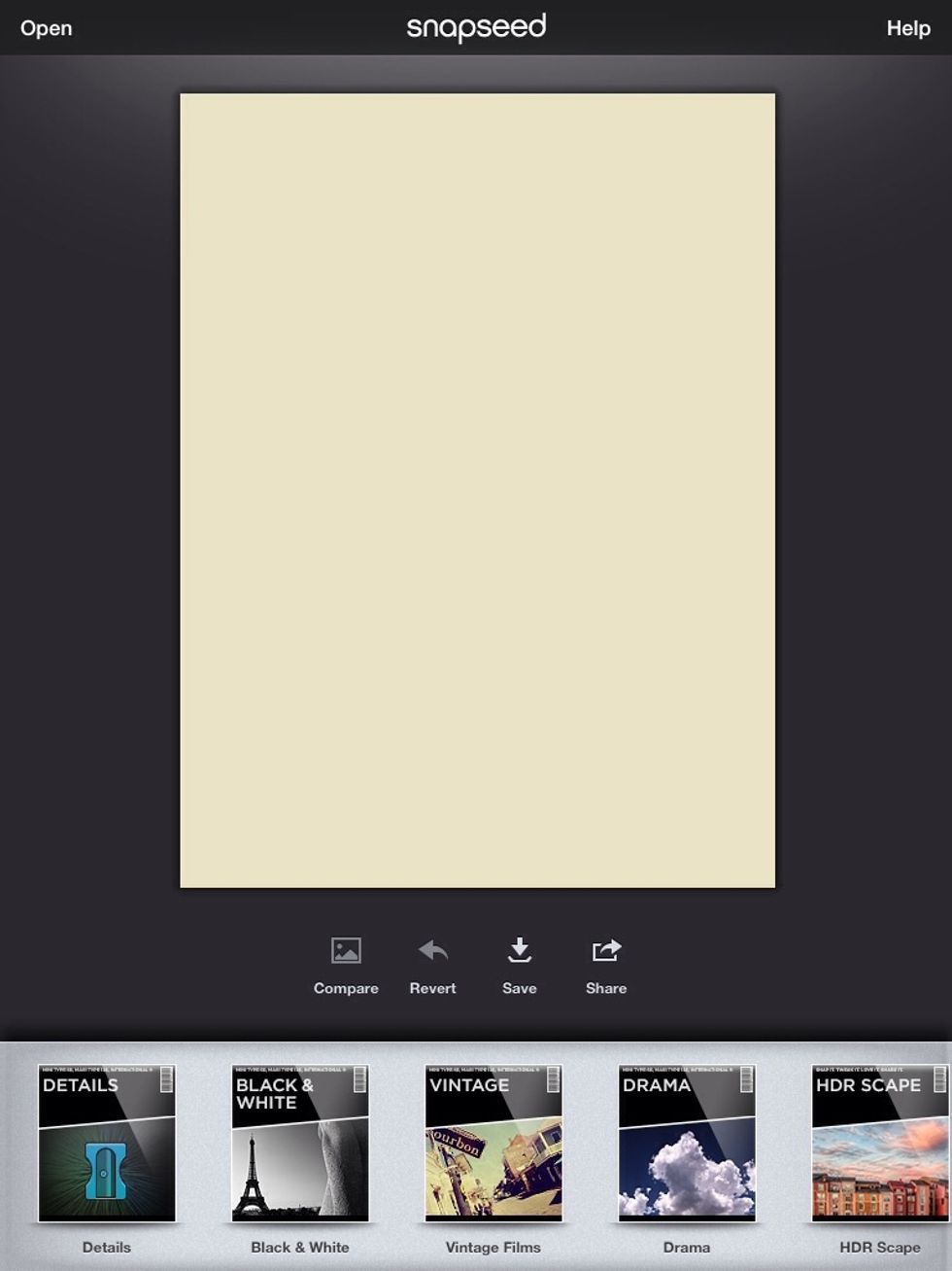 Open the image in Snapseed and choose the "Vintage" filter.