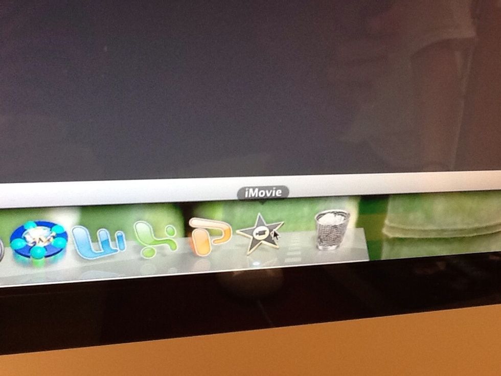 Open the iMovie app.