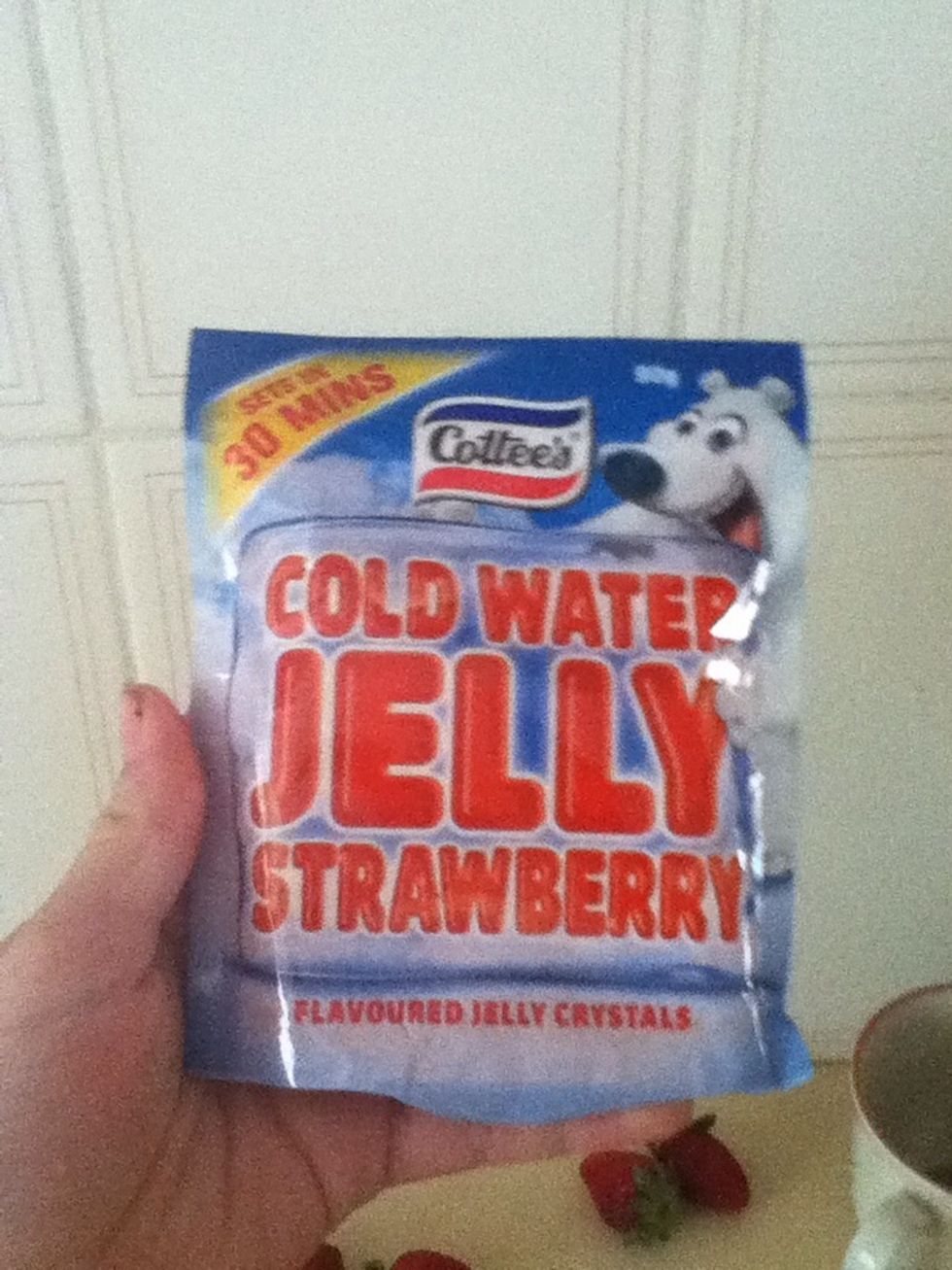 Open the jelly packet