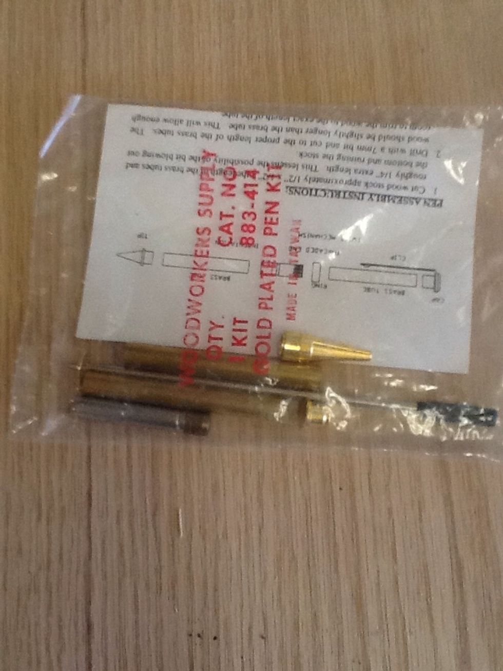 Open the pen kit