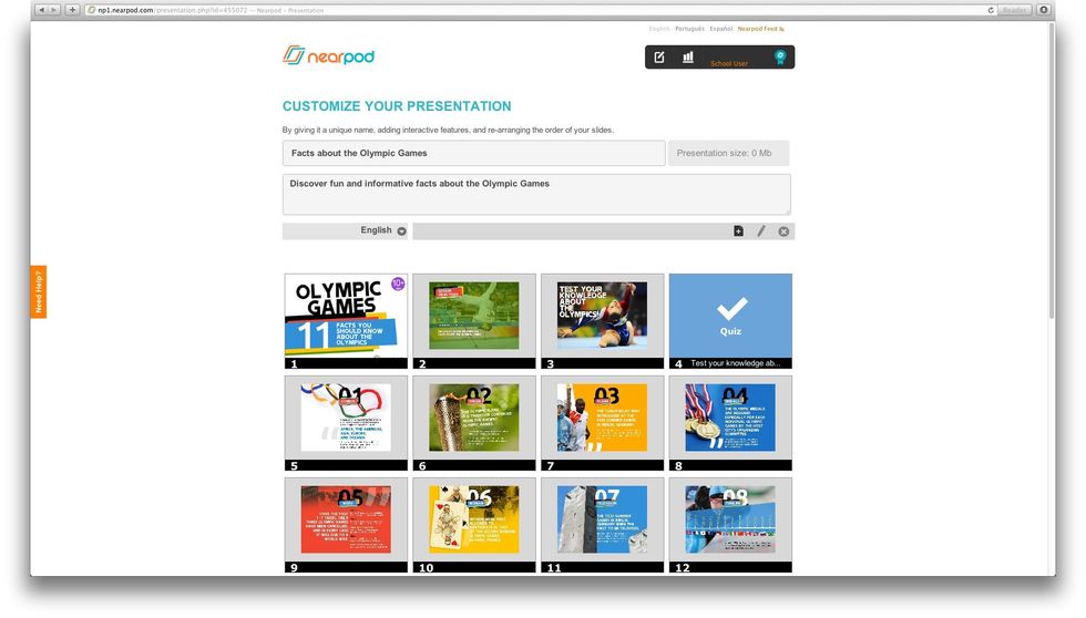 Open the presentation to which you want to add the open ended question.
