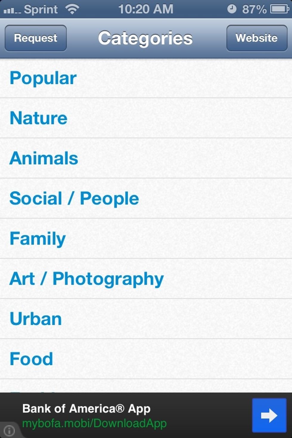 Open the TagsForLikes app or website and select a category relevant to your picture.