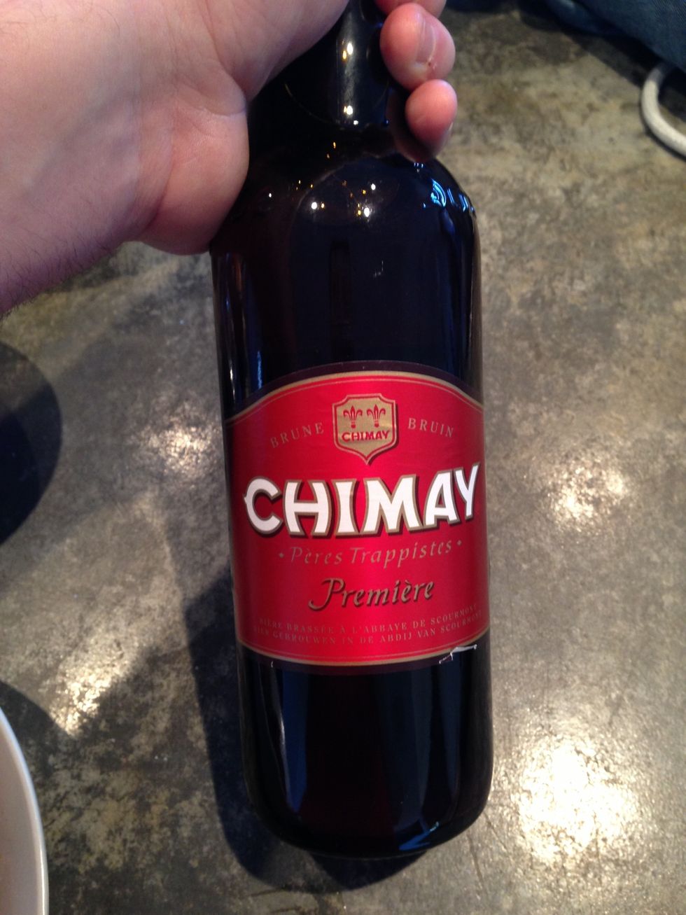 Open up a bottle of good Belgian dark beer.