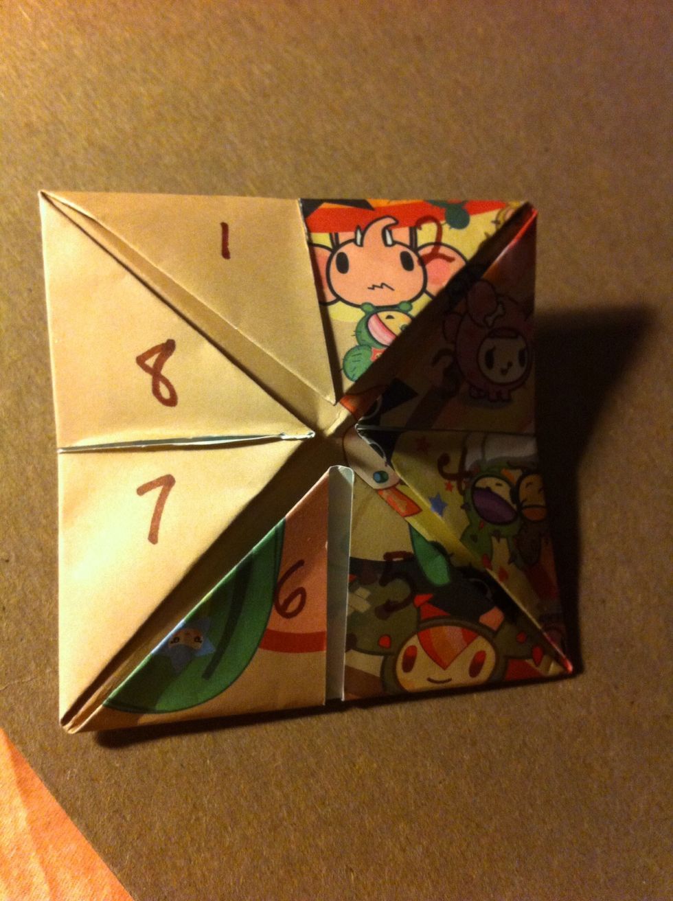 Open up and write numbers or symbols etc