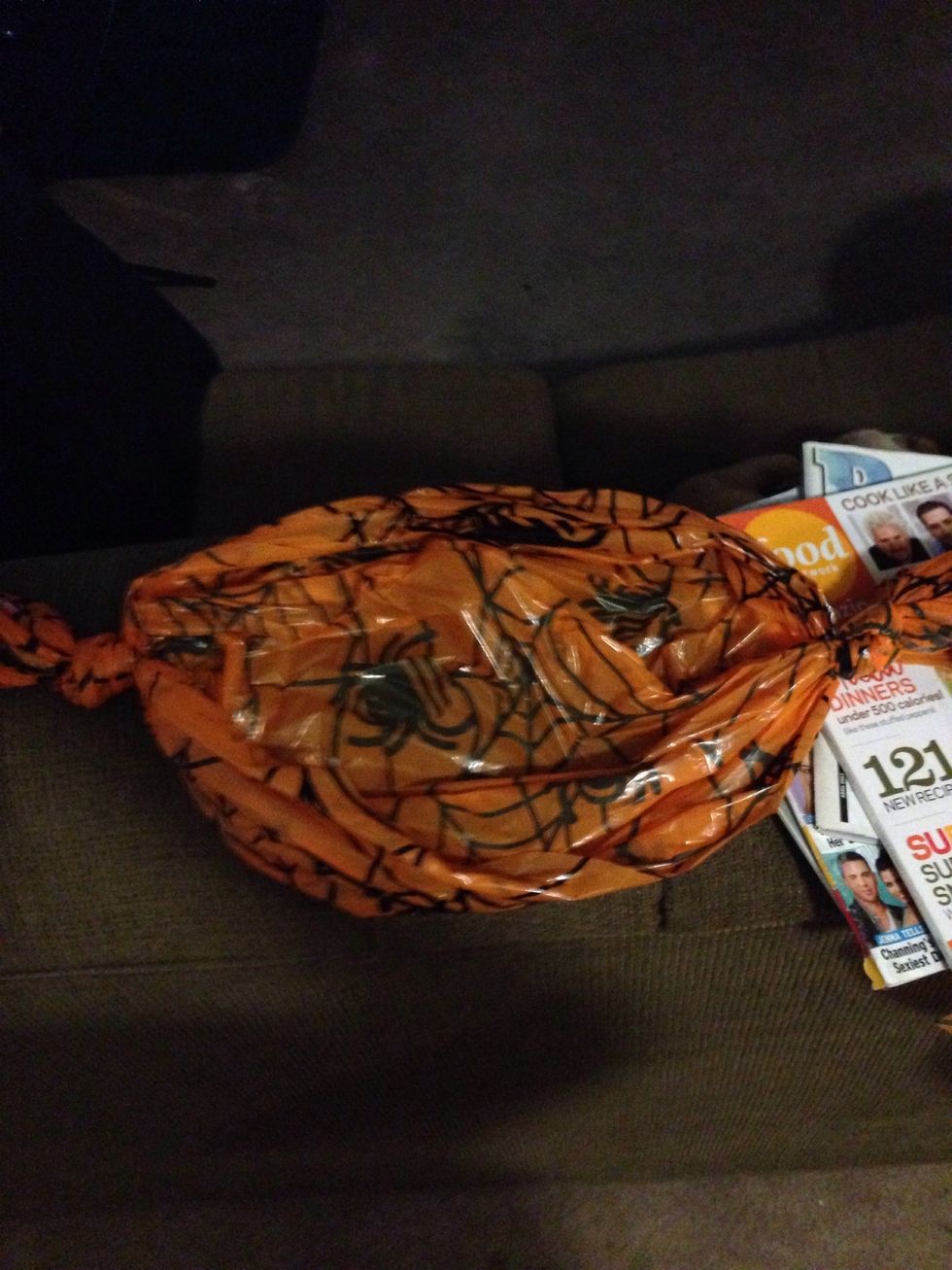 Open up both sides that are closest to the center knot