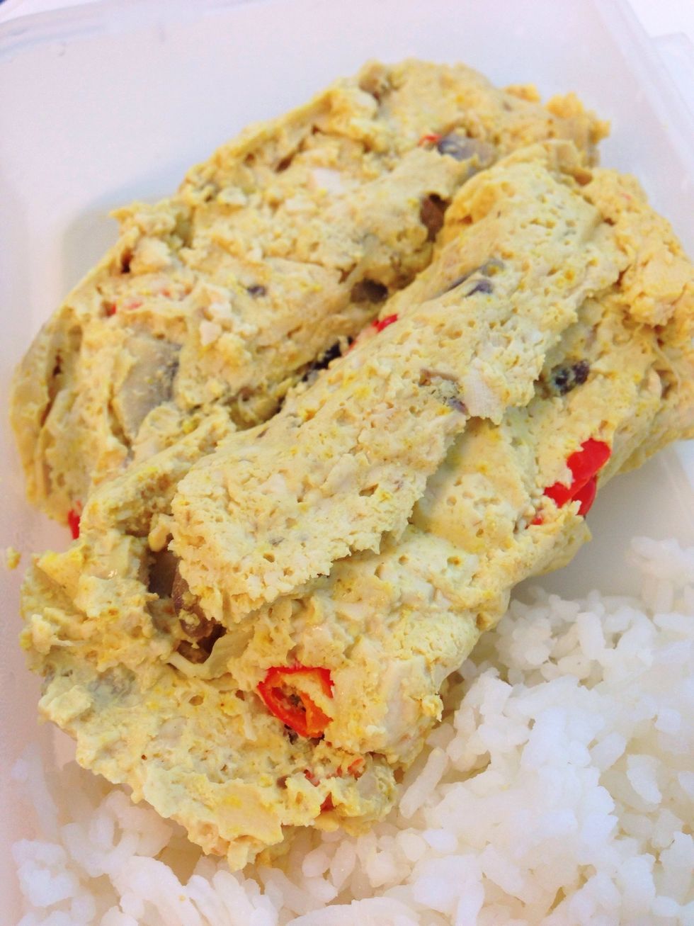 Open up the foil and pepes tahu is ready to be served ! Best enjoyed with steam rice.