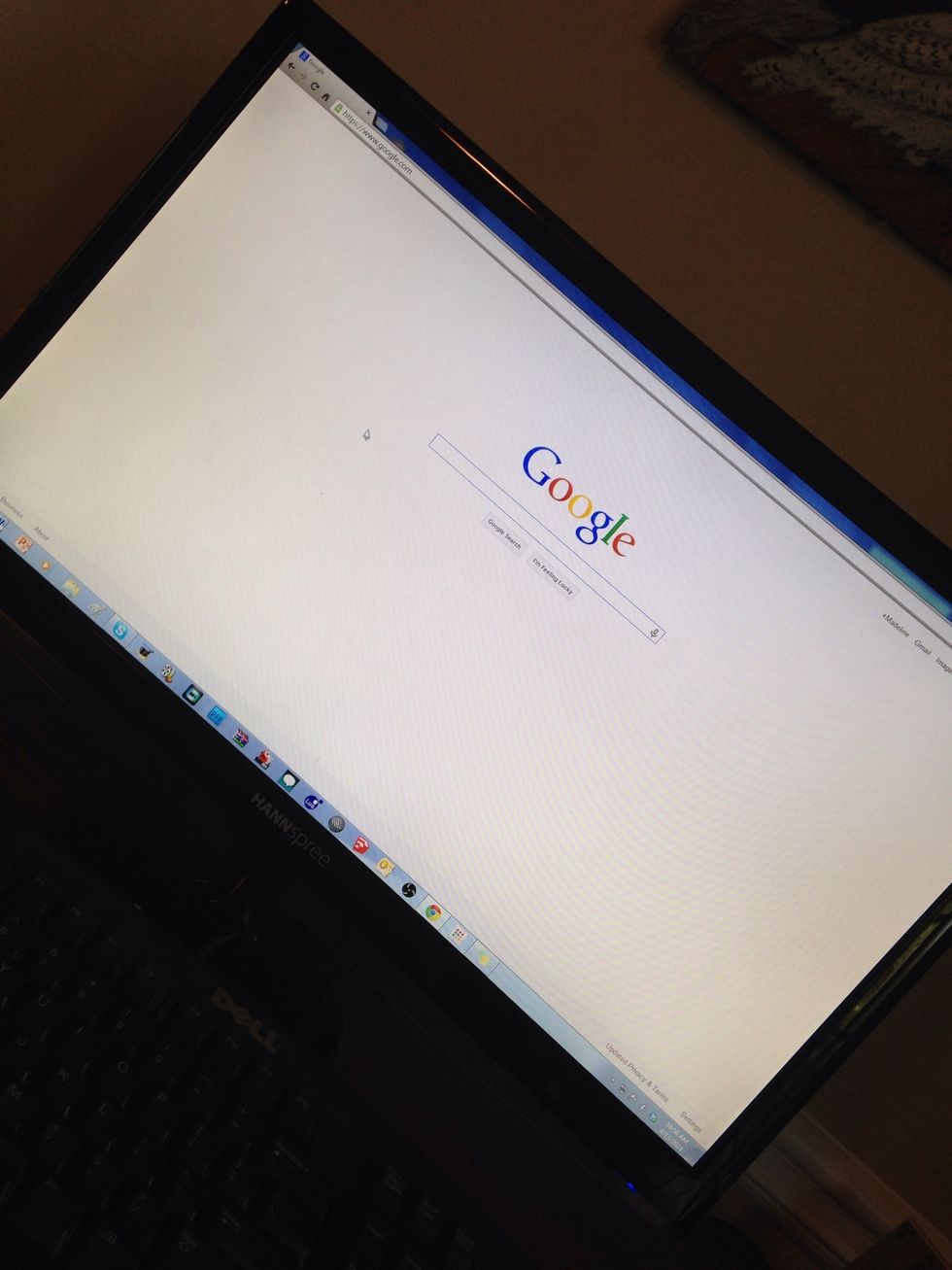 Open up your internet browser.