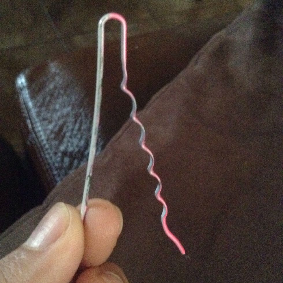 Open your bobby pin like this