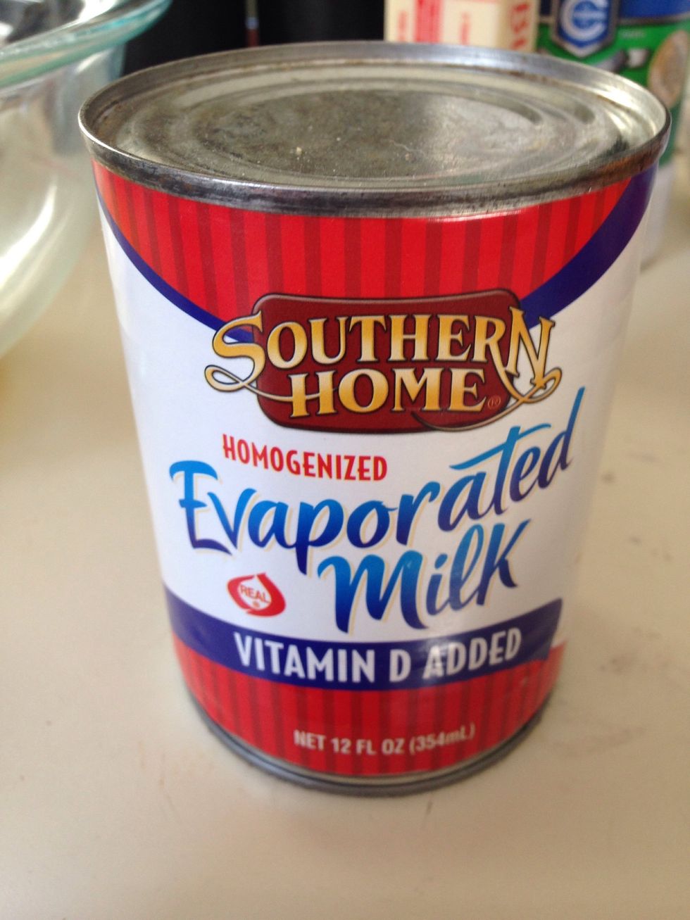 Open your can of evaporated milk